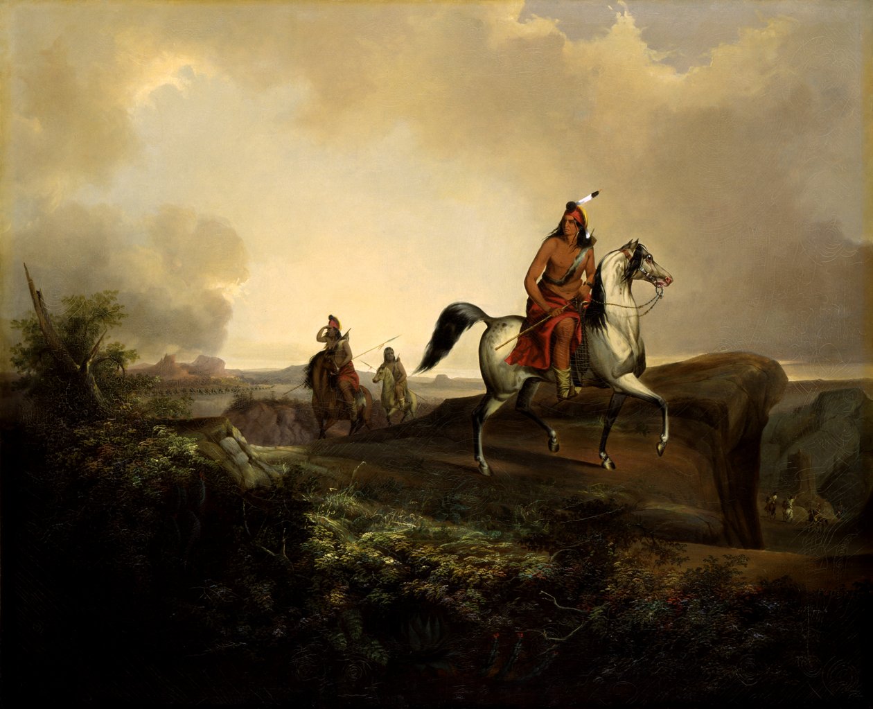 Black Knife, en Apache Warrior, 1846. av John Mix Stanley