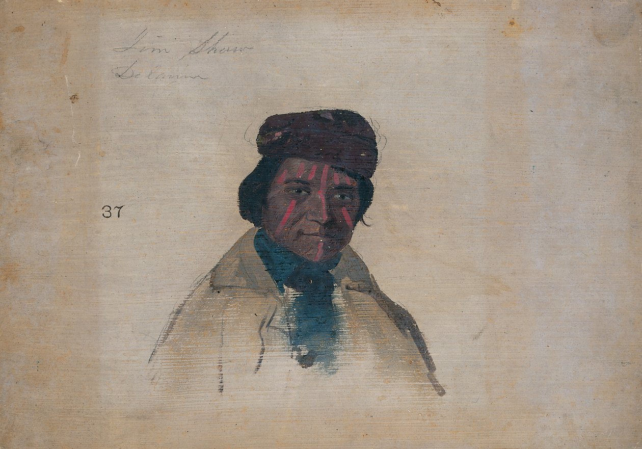 Jim Shaw, Delaware, 1837 av John Mix Stanley