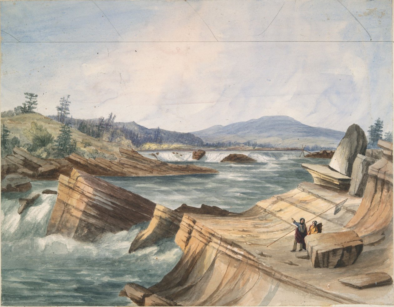 Kettle Falls, Columbiaelven av John Mix Stanley