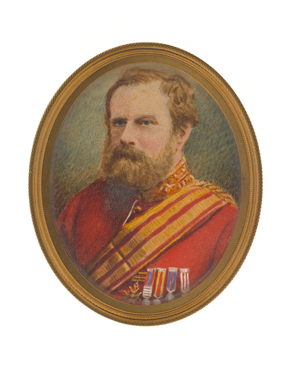 Generalløytnant David Pott (1812-1881) i stabsuniform av John Moffat