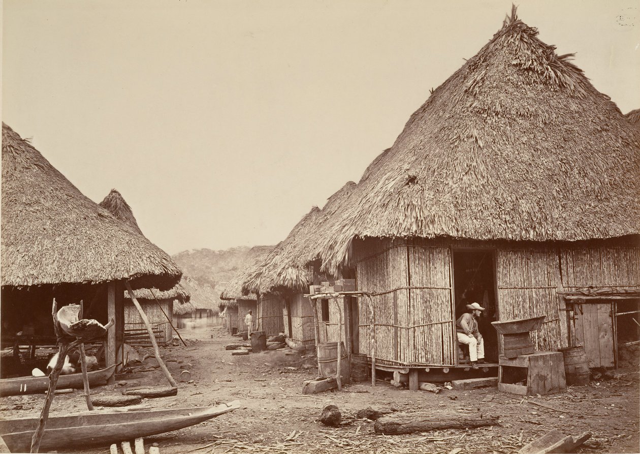 Tropical Scenery, Street, Chipigana, 1871. av John Moran