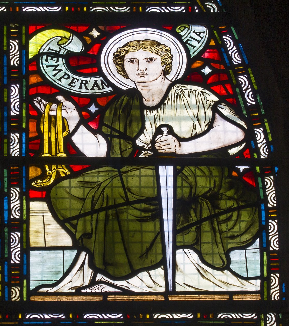 Paisley Abbey, Cottire & Co, tilskrevet John Moyr Smith, Temperance, 1873 av John Moyr attr.to Smith