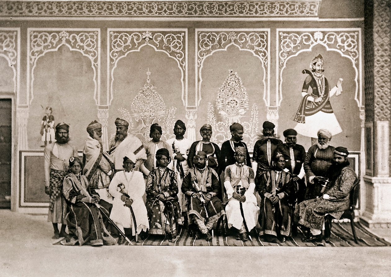 Mennene ved domstolen til Ram Singh III, Maharaja av Jaipur av John Murray