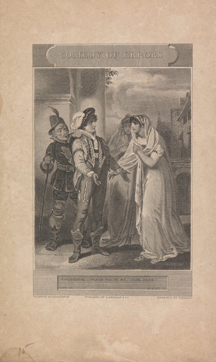 Comedy of Errors, Act II, Scene II av John Neagle