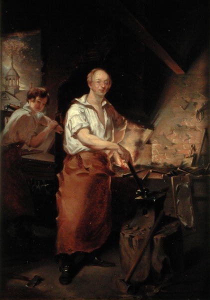 Patrick Lyon at the Forge, ca. 1826 (olje på lerret) av John Neagle