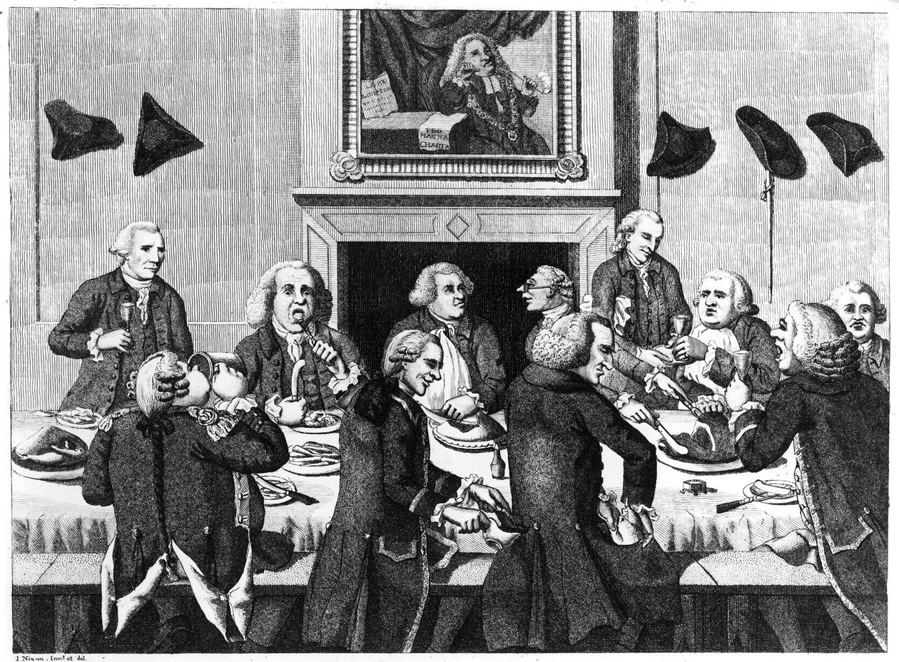 Tasting, 1782 (gravering) av John Nixon
