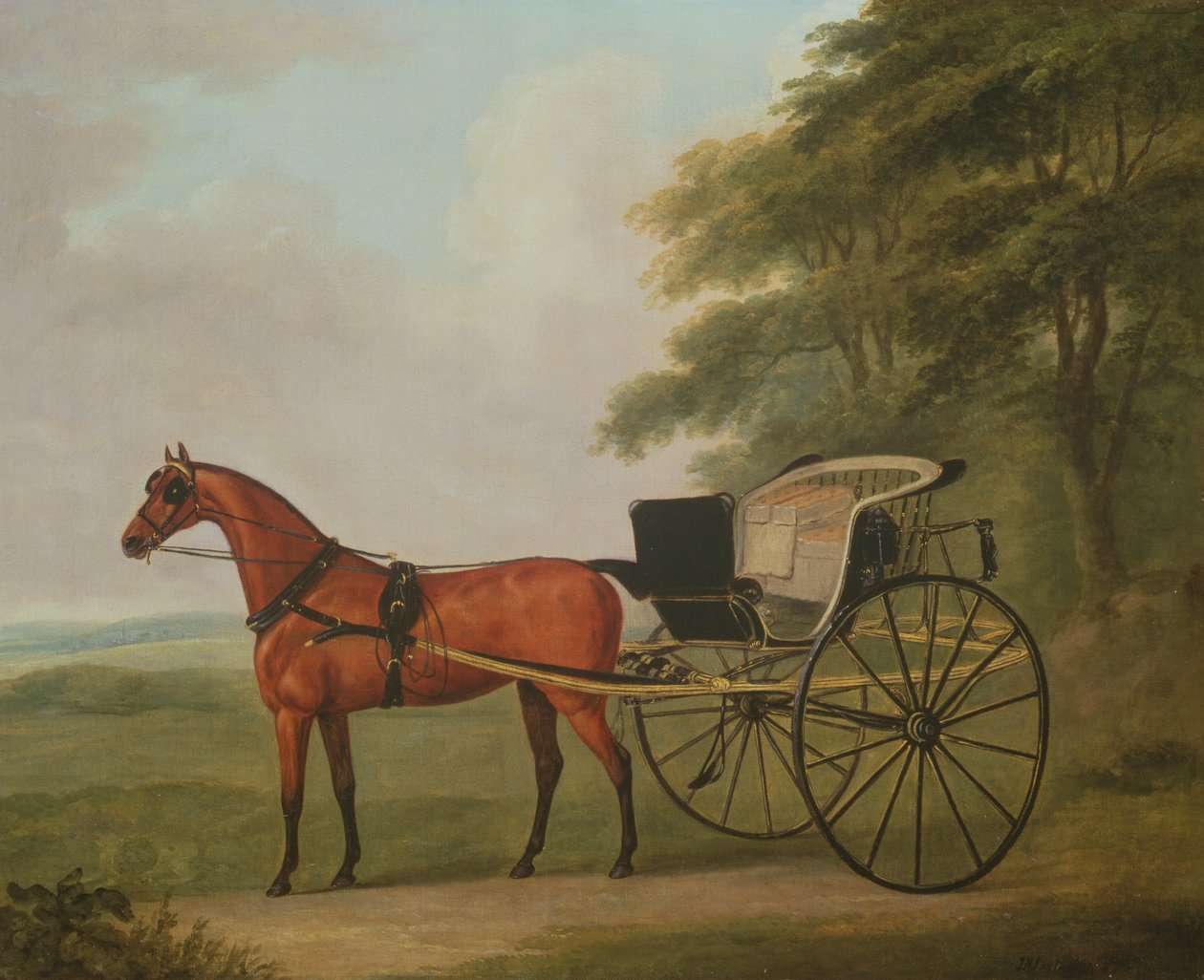 En bukt festet til en Tilbury av John Nott Sartorius