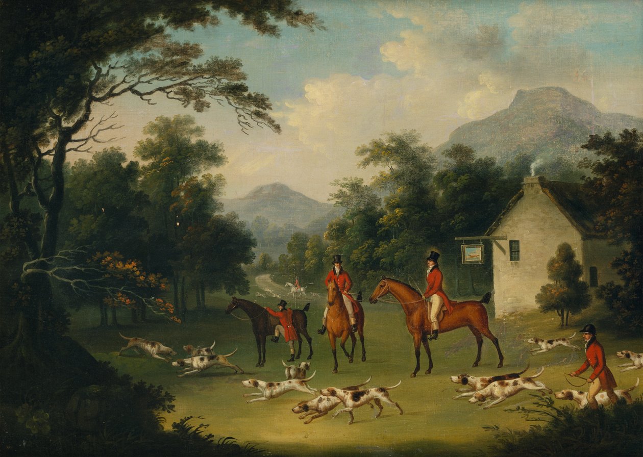 The Meet (olje) av John Nott Sartorius