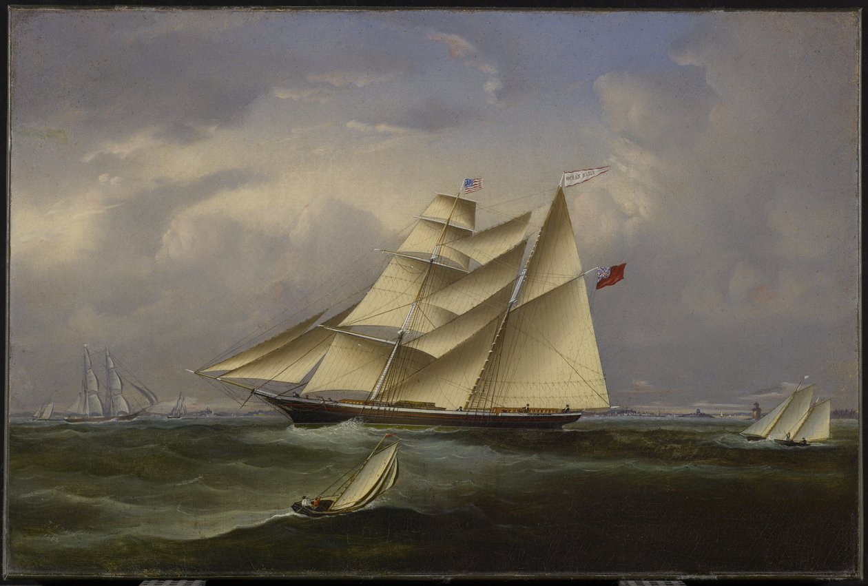 The Ocean Bride forlater Halifax Harbour, 1854 av John OBrien