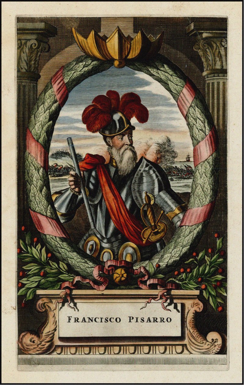 Francisco Pizarro, 1671 av John Ogilby