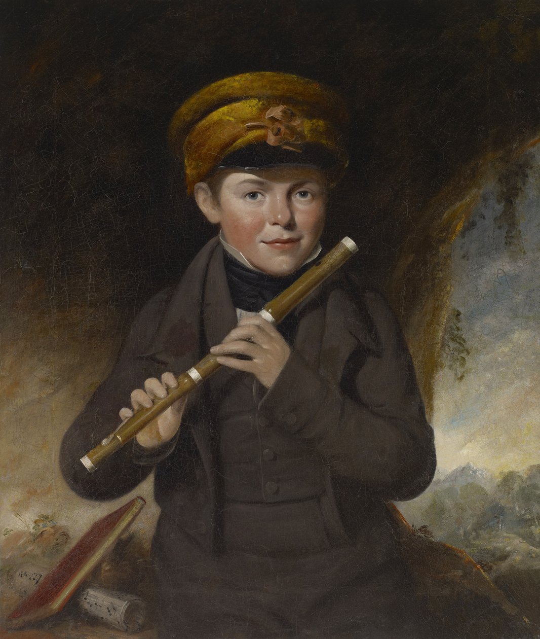 John Gurney, den lille fløytespilleren, ca. 1800 av John Opie