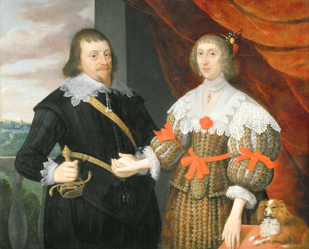 Portrett av en mann og kone av John Parker