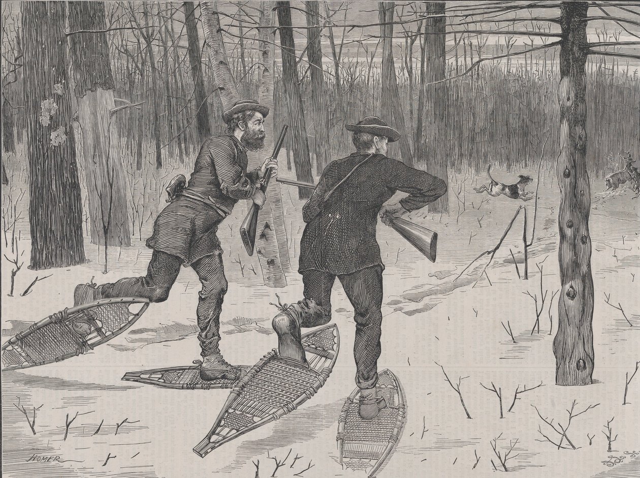 Deer-Stalking i Adirondacks om vinteren hver lørdag, vol. II, Ny serie..., 21. januar 1871. av John Parker Davis