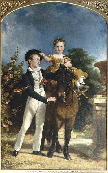 Familien Petre (detalj) av John Partridge