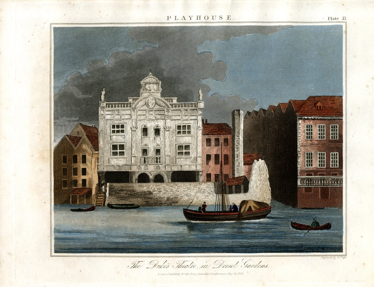 Duke#39;s Theatre i Dorset Gardens av John Pass