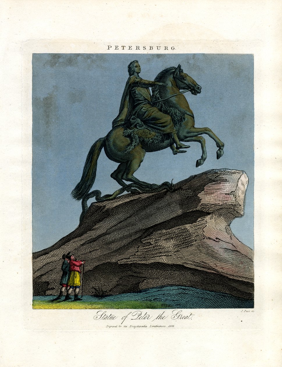 Rytterstatue av Peter den store av John Pass