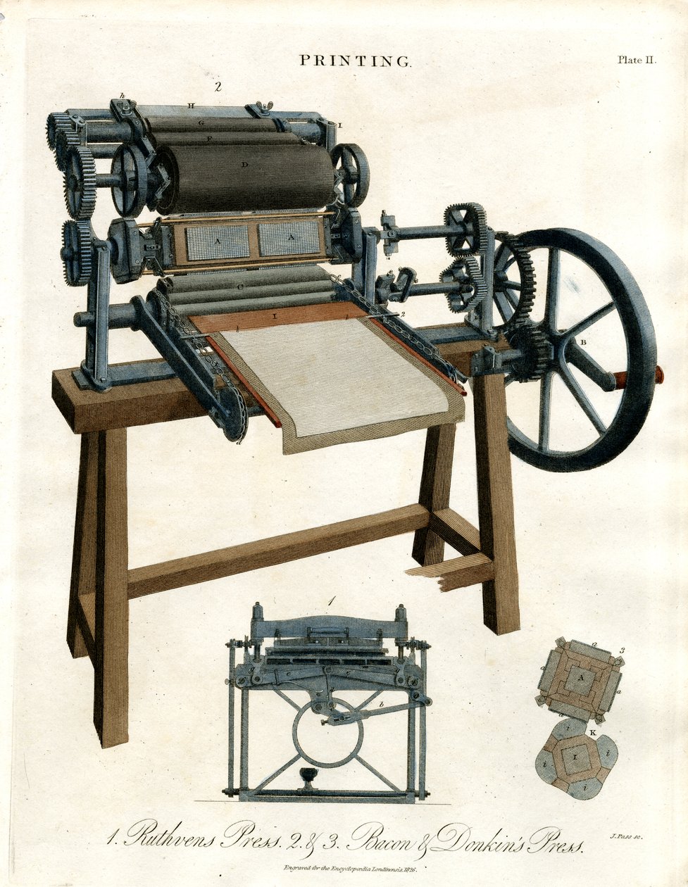 Historiske trykkpresser av John Pass