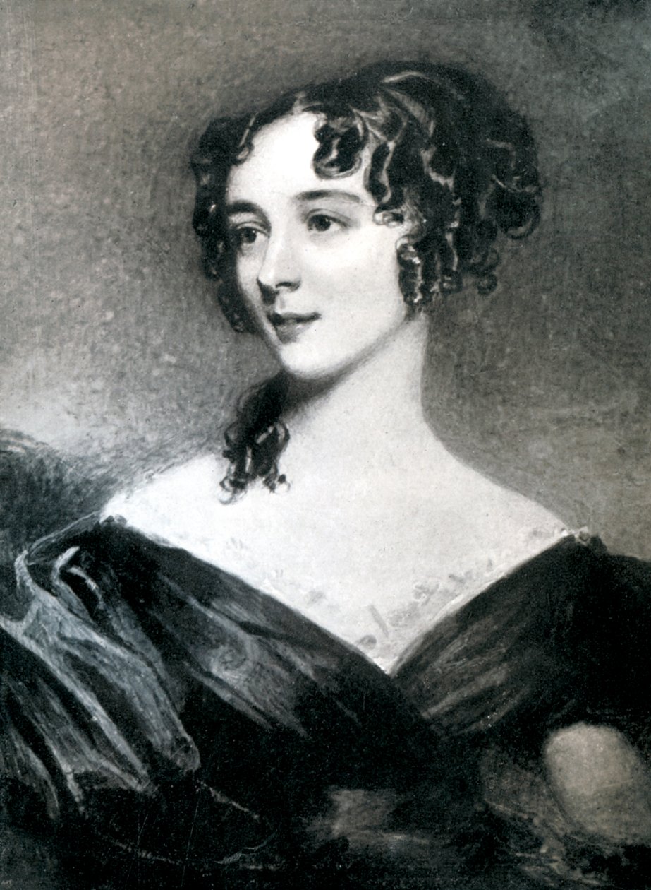Jane Welsh Carlyle, litterær figur fra 1800-tallet, 1909. av John Patrick