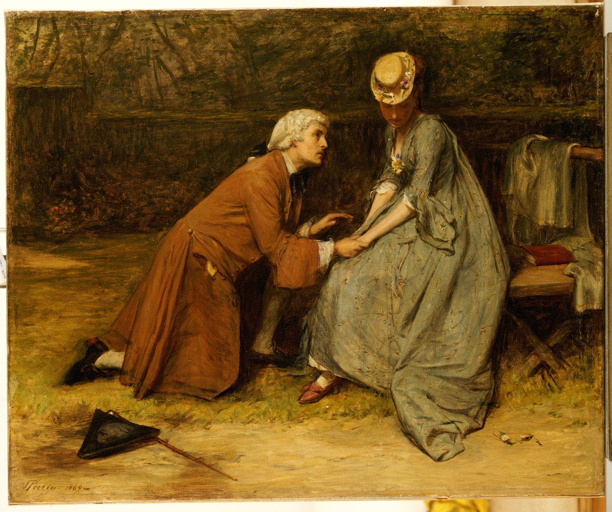 Forslaget, 1869 av John Pettie