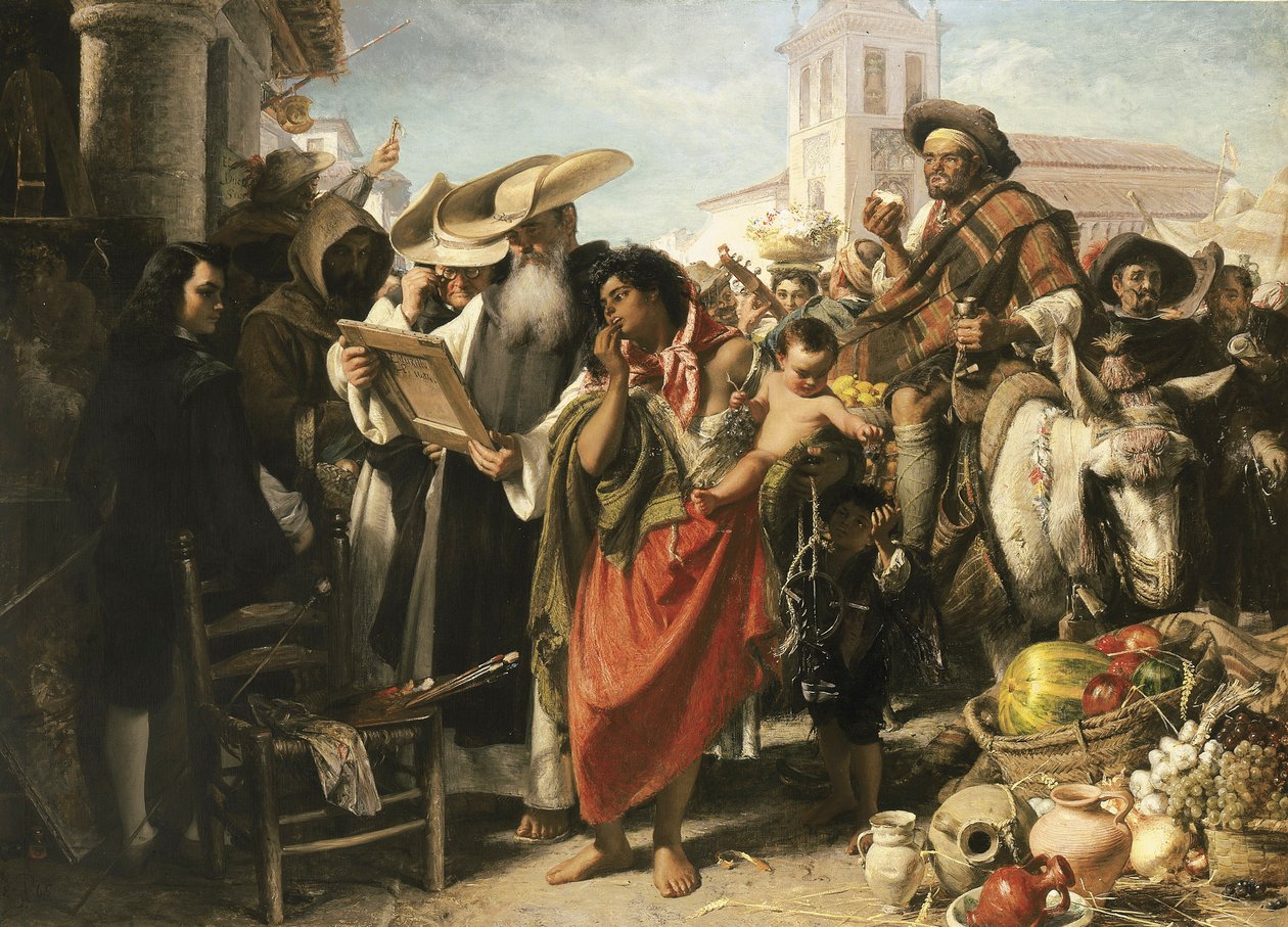 Murillos tidlige karriere, 1865 av John Phillip