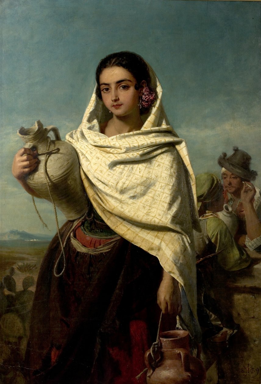 Water-Carrier of Sevilla, 1859 av John Phillip