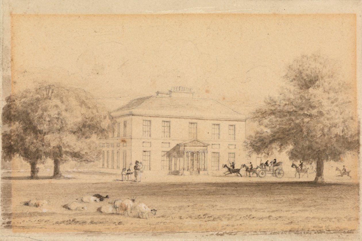 Gaunt's House, Wimborne av John Preston Neale