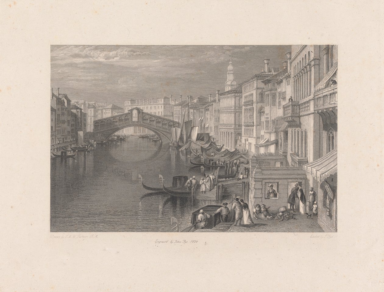 Rialto, Venezia av John Pye