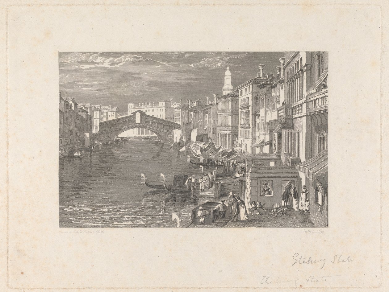 Rialto, Venezia av John Pye