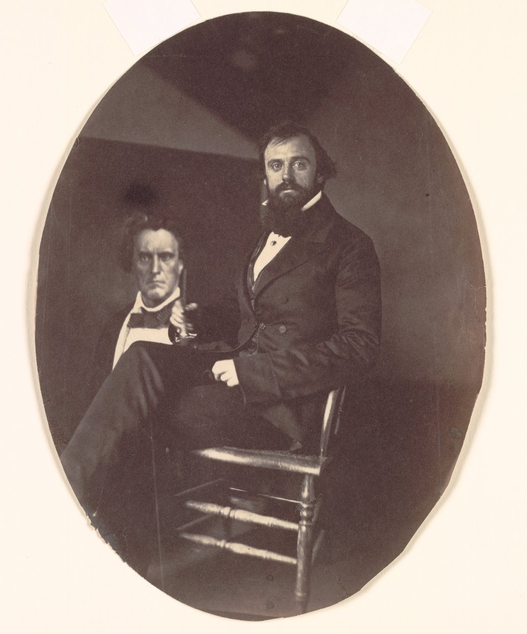 John R. Johnston med maleri, slutten av 1850-årene. av John R. Johnston