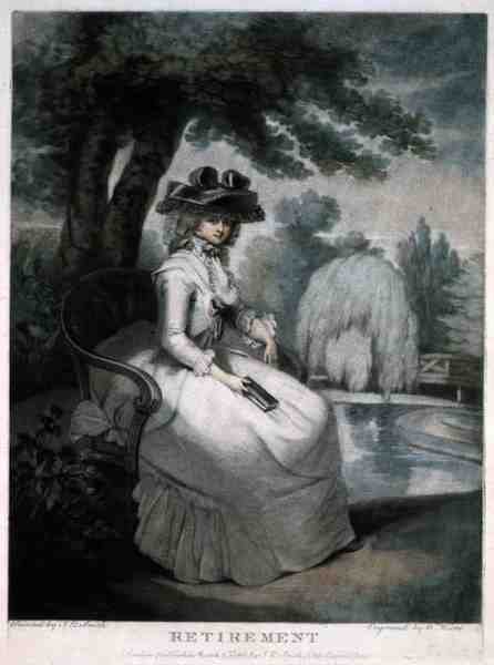 Pensjon, gravert av William Ward (1766-1826), pub. av kunstneren av John Raphael (after) Smith