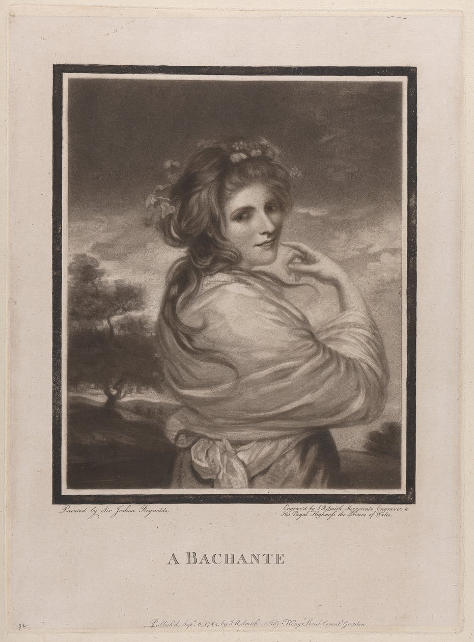 A Bachante (Emma Hart, senere Lady Hamilton) av John Raphael Smith