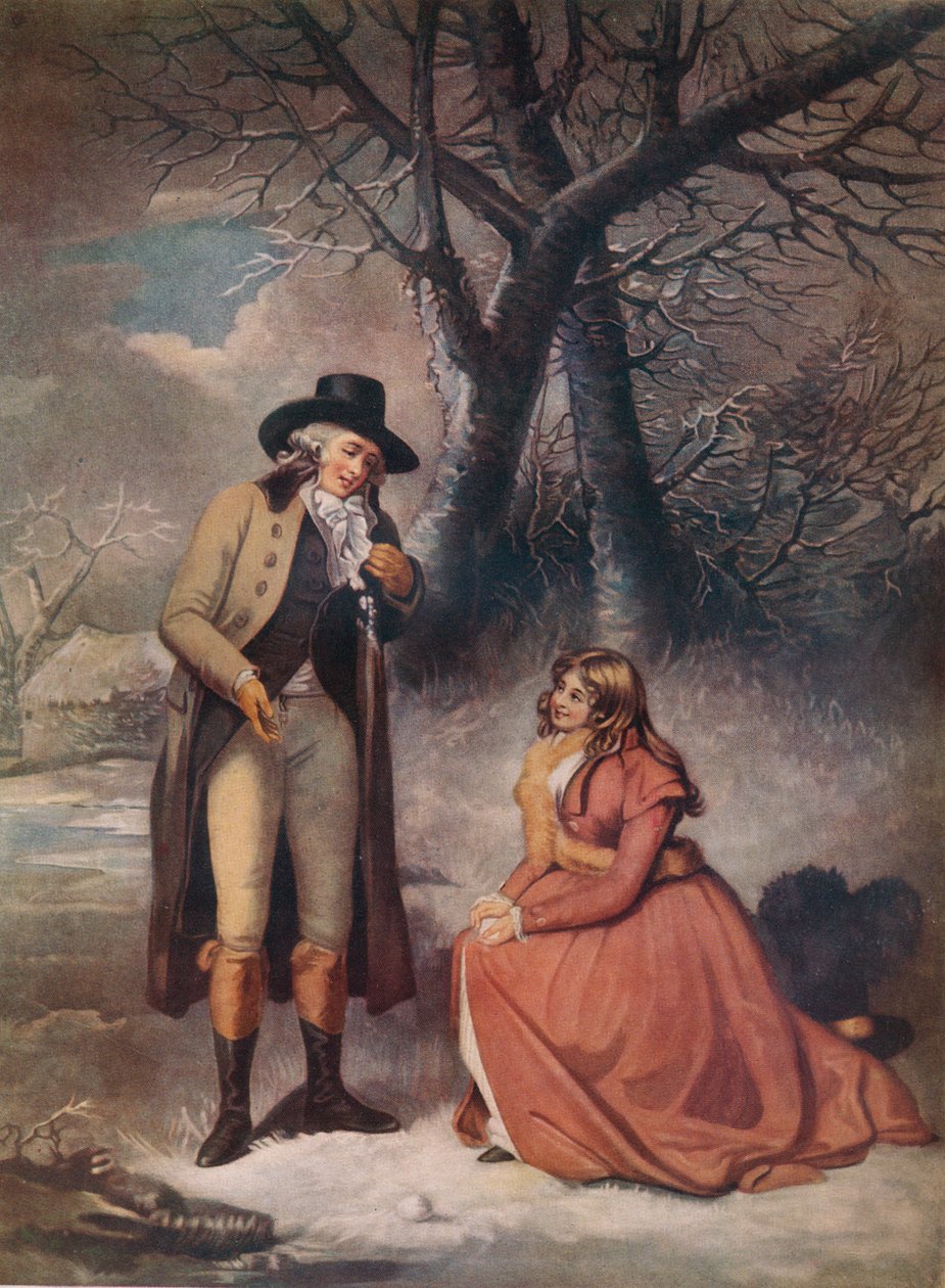 A Christmas Gambol, c1700-tallet, 1919 av John Raphael Smith