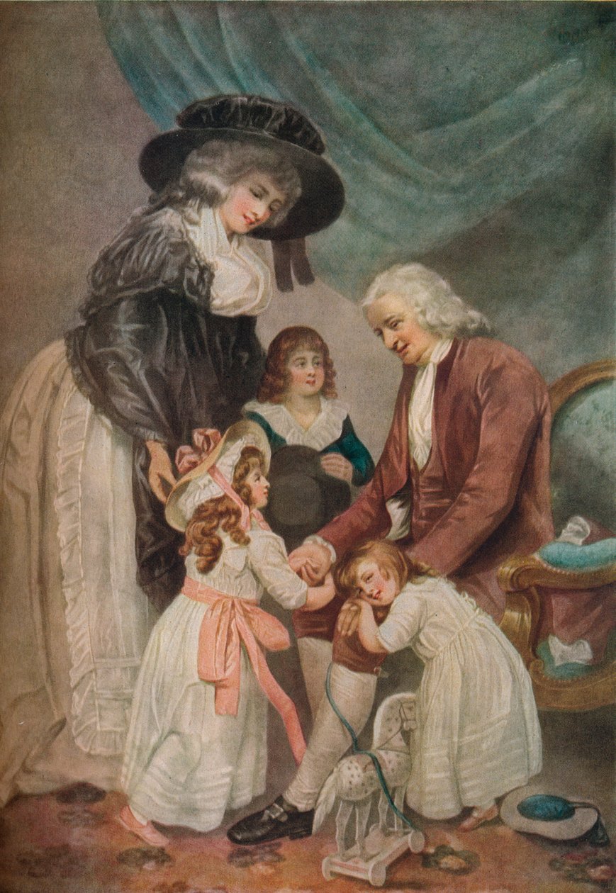 Et besøk hos bestefaren, 1788, 1916 av John Raphael Smith