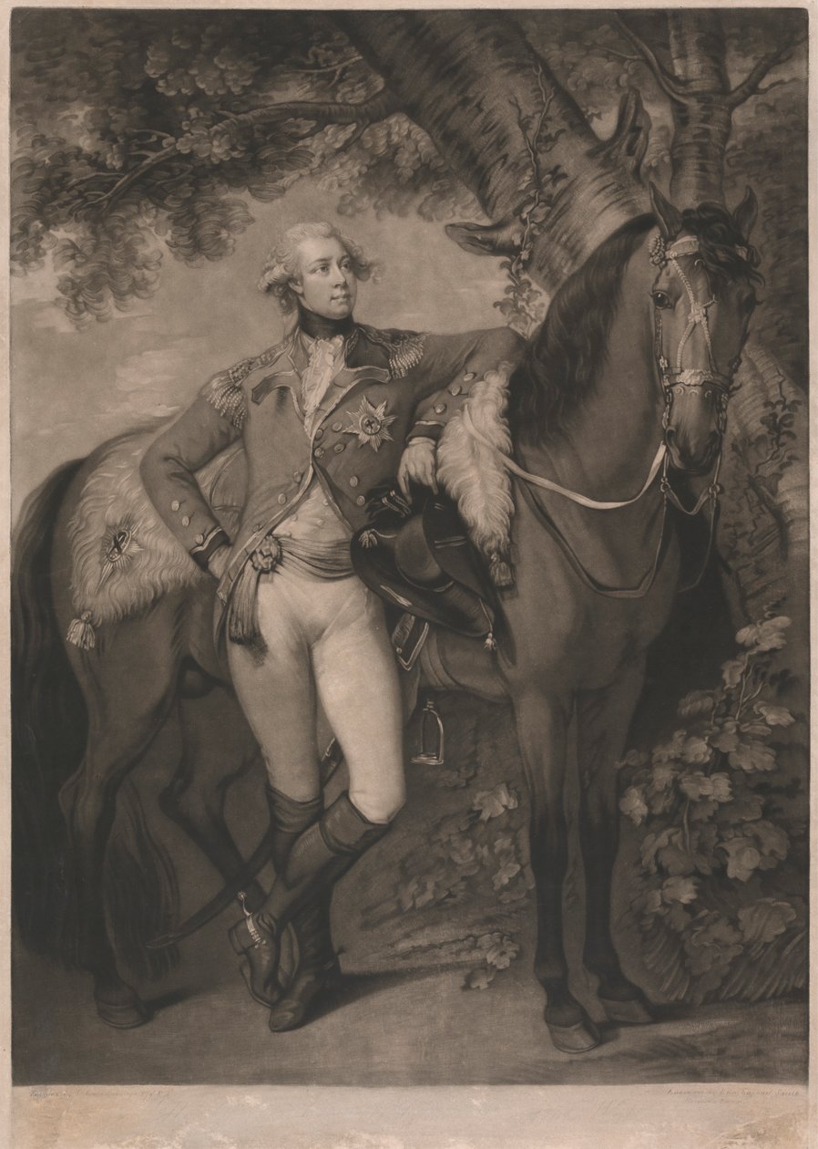 George, prins av Wales av John Raphael Smith