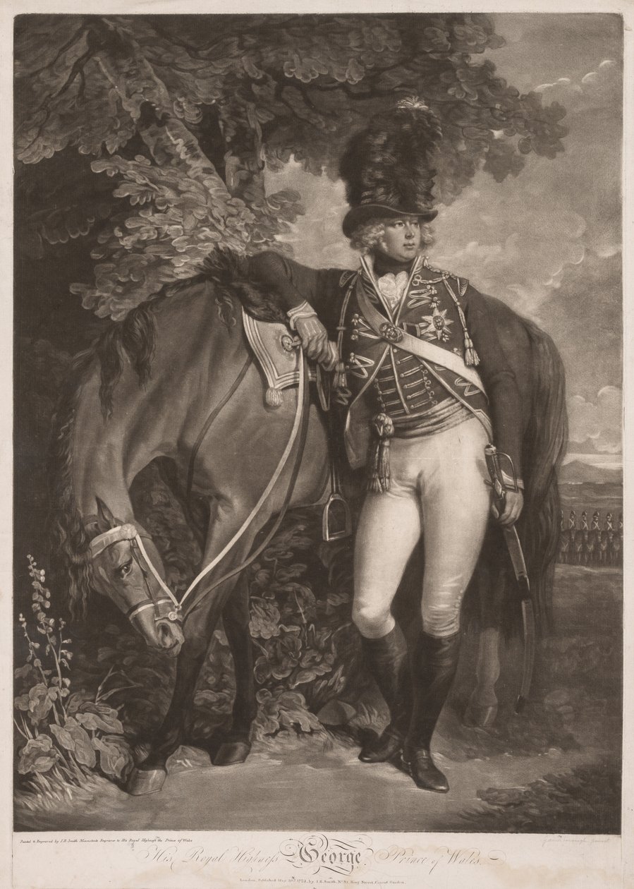 George, prins av Wales, 1792. av John Raphael Smith