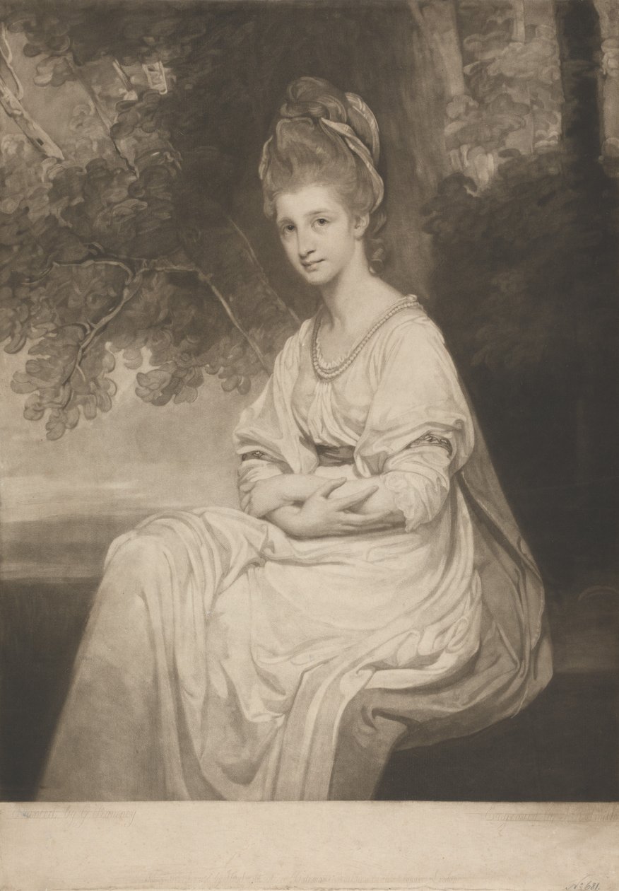 Henrietta, grevinne av Warwick av John Raphael Smith