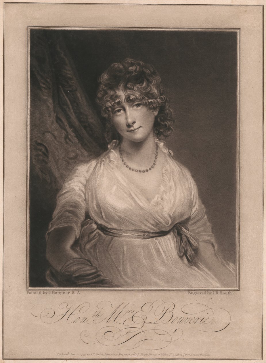 Hun. Fru. Bouverie av John Raphael Smith