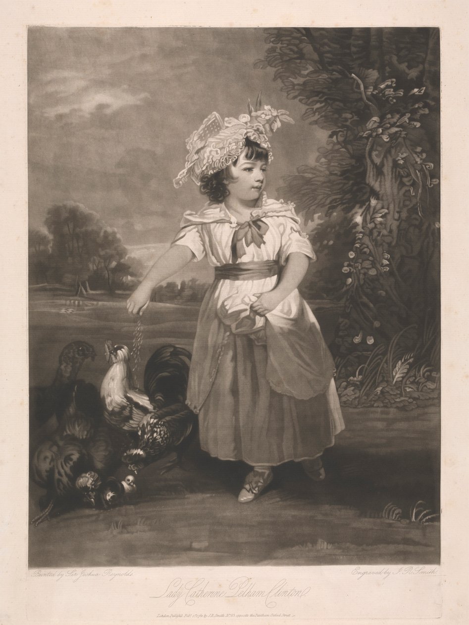 Lady Catherine Pelham Clinton av John Raphael Smith