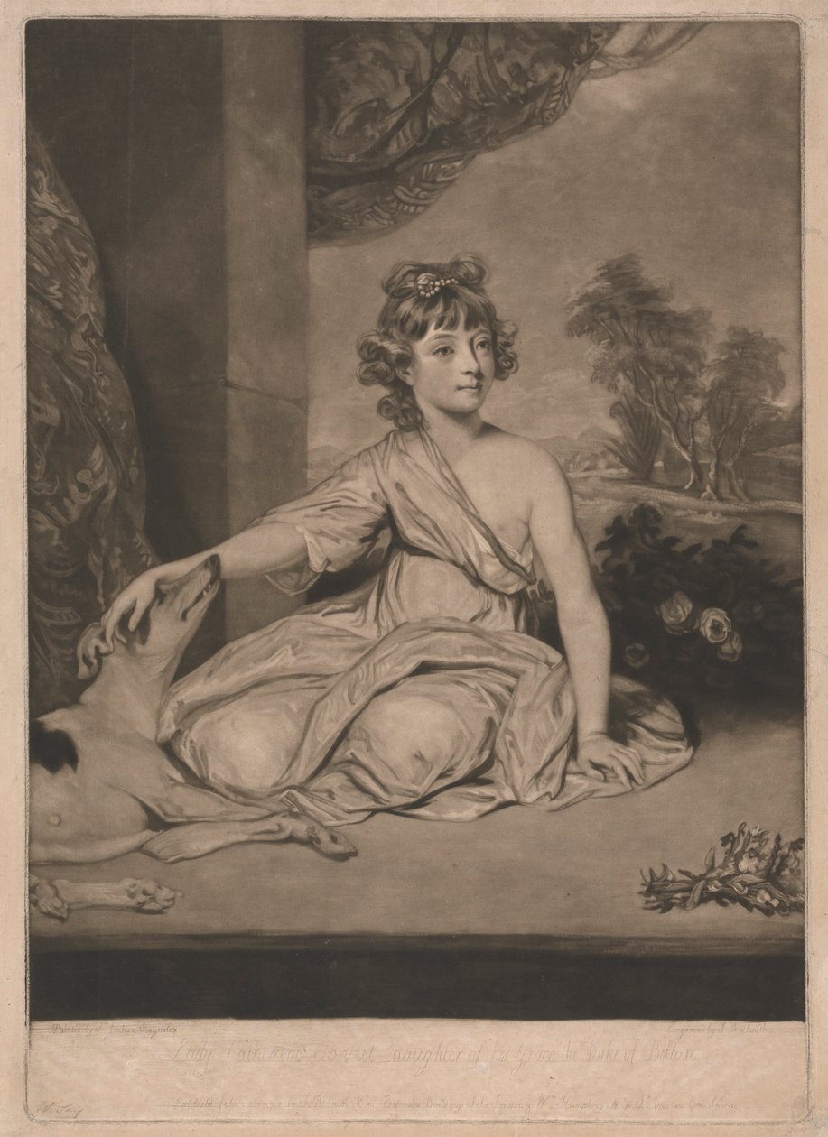 Lady Catherine Powlet av John Raphael Smith