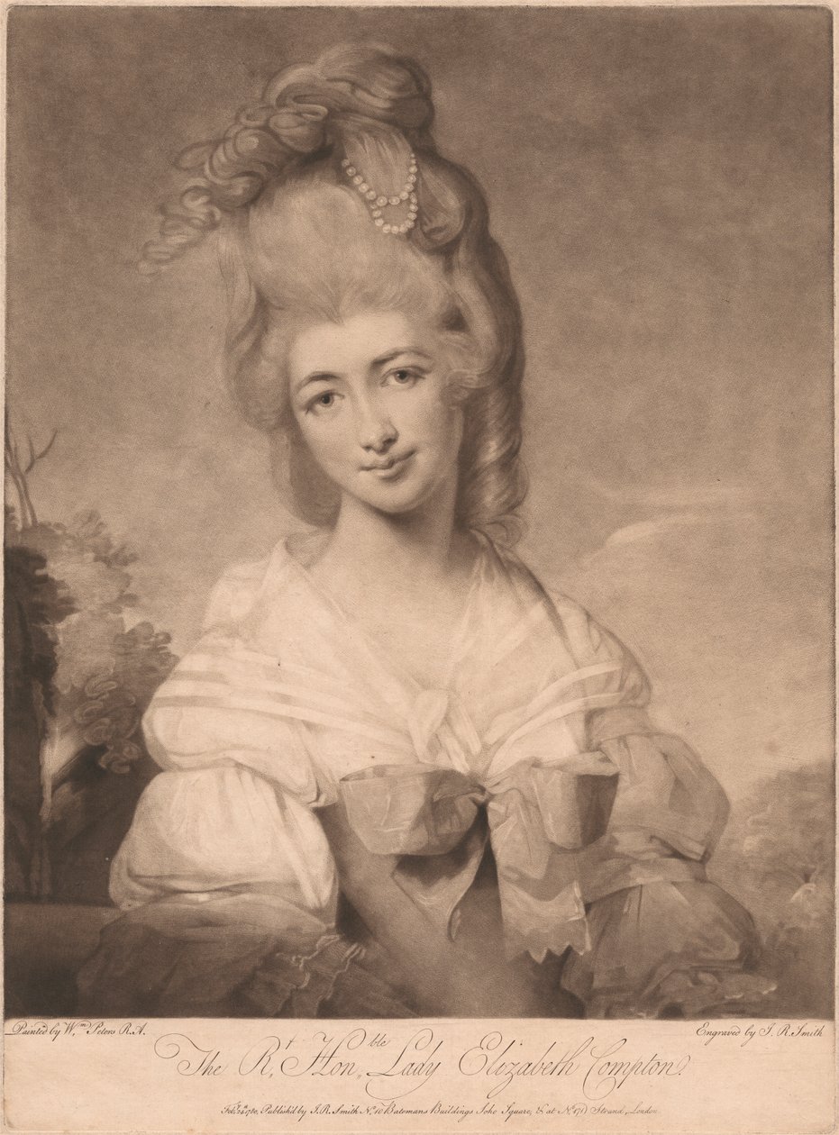 Lady Elizabeth Compton av John Raphael Smith