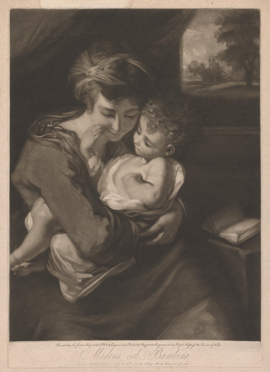 Madonna med barn av John Raphael Smith