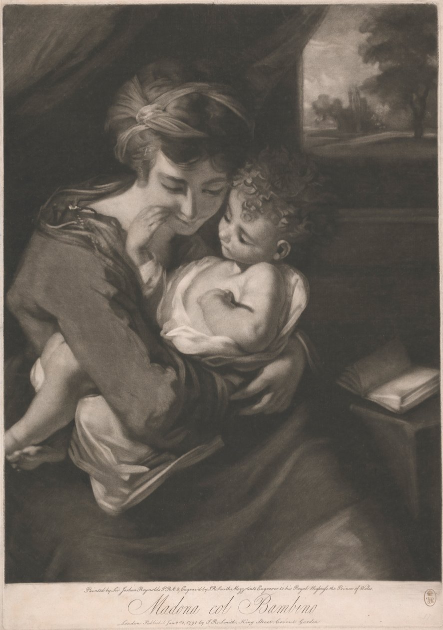 Madonna med barn av John Raphael Smith