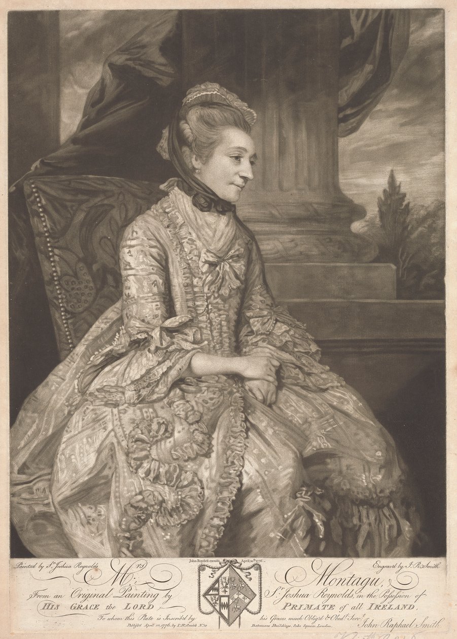 Fru Montagu av John Raphael Smith