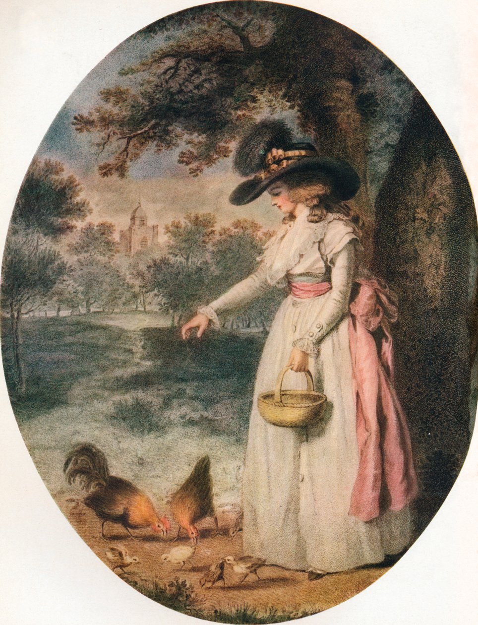 Rustikk ansettelse, c1700-tallet, 1916 av John Raphael Smith