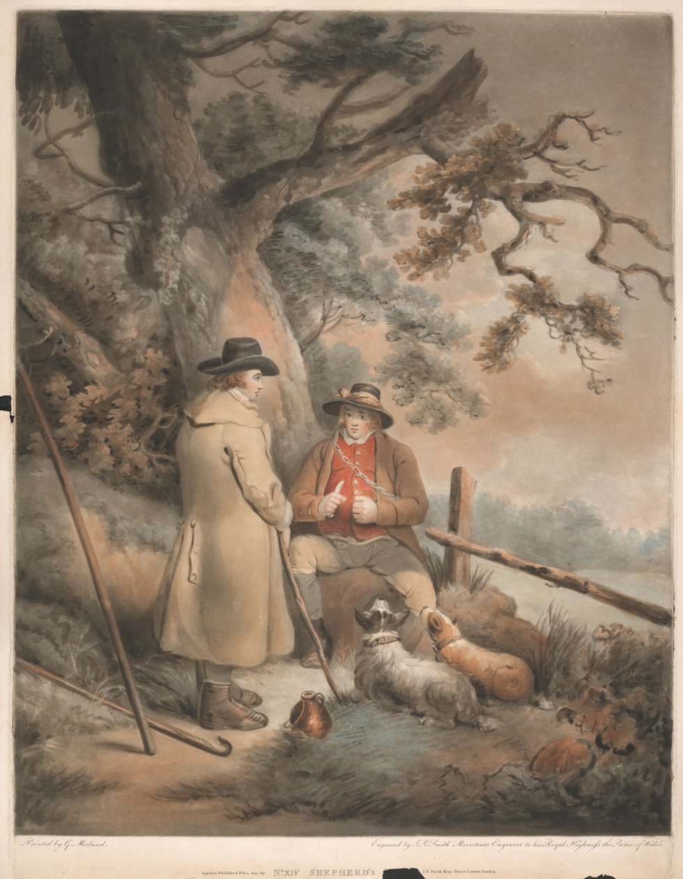 Gjeterens måltid av John Raphael Smith