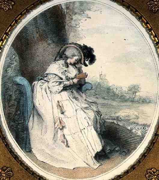 Society in Solitude, gravert og pub. av kunstneren av John Raphael Smith