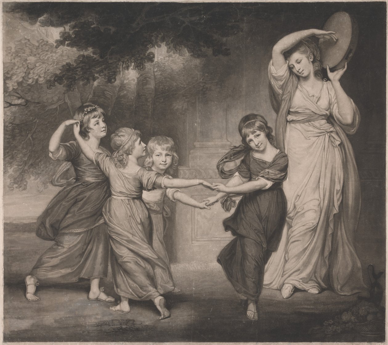 Gower-familien: Barna til Granville, 2. jarl av Gower av John Raphael Smith