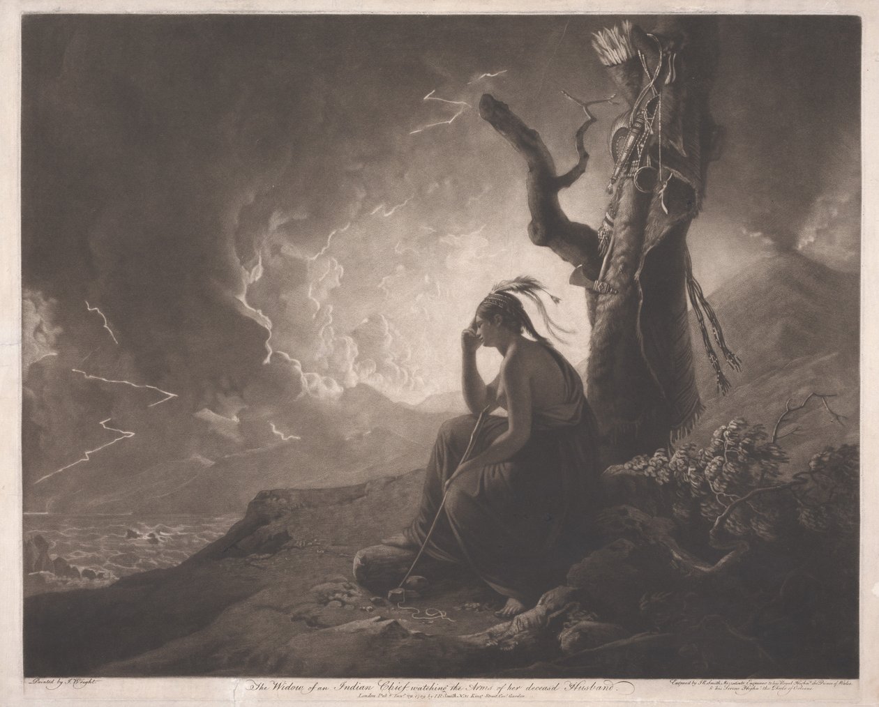 Den indianske enken av John Raphael Smith
