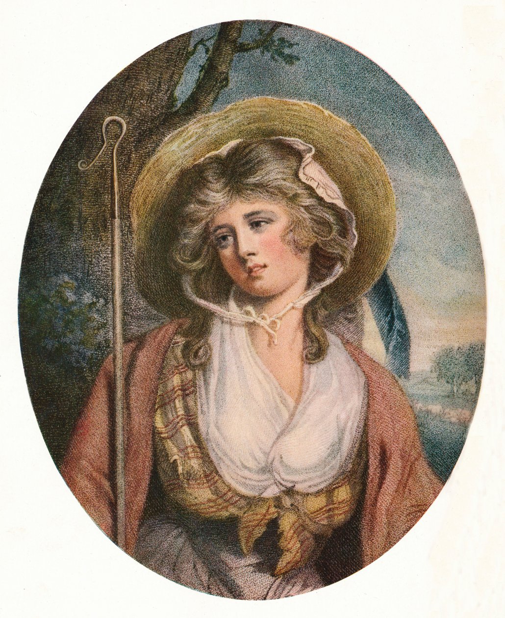 Gjeterinnen, 1787 av John Raphael Smith