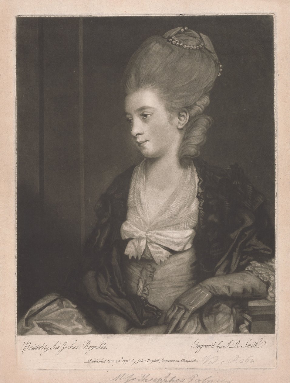 Theophelia Gwatkin (født Palmer) av John Raphael Smith